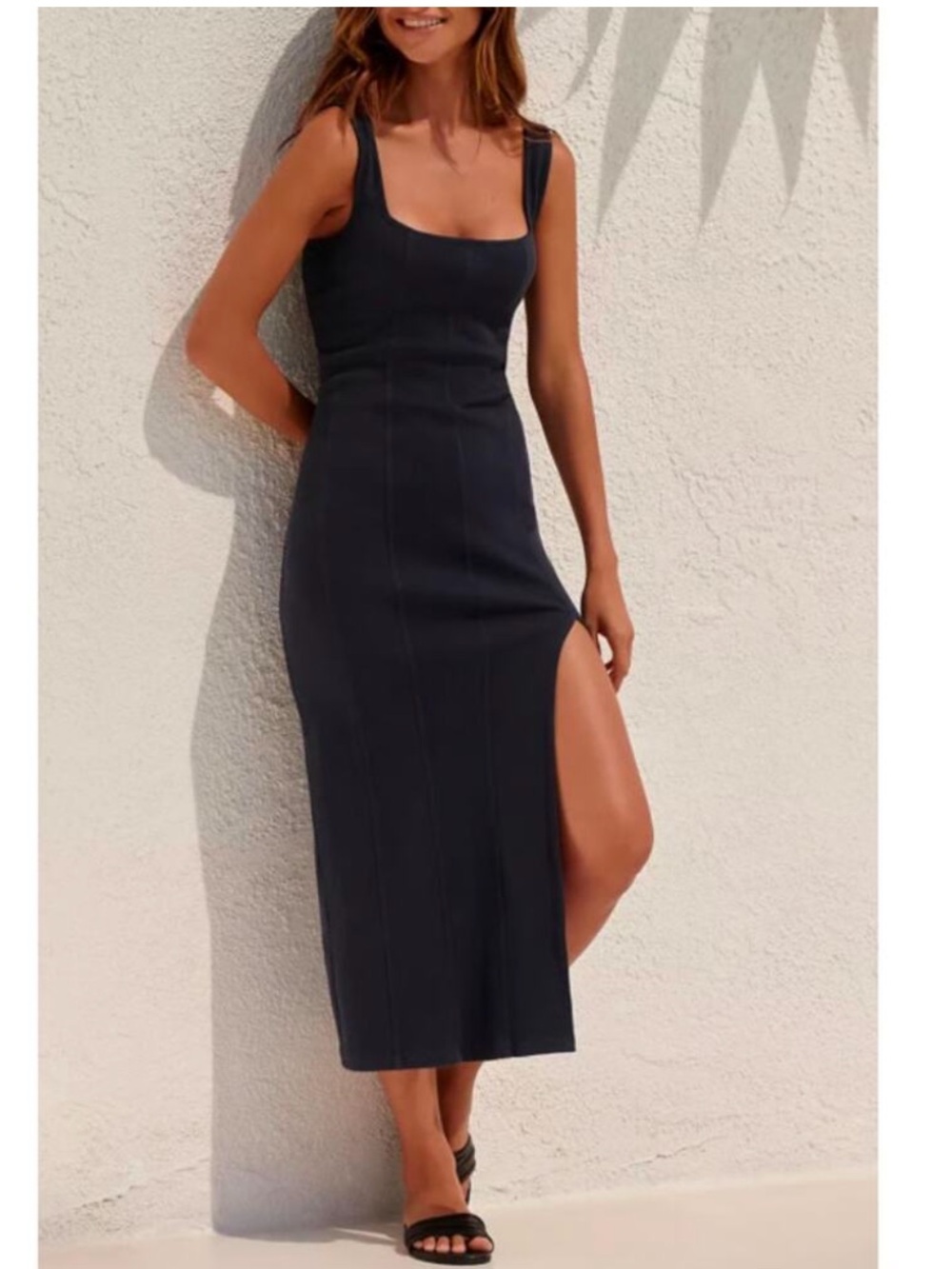 L*Space Vivienne Ribbed Maxi Tank Dress